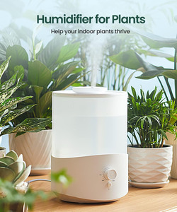 Diffuseur d'arômes et humidificateur ultrasonique électrique 4L à remplissage par le haut, en plastique, pour chambre de bébé et usage domestique - Product Image 3