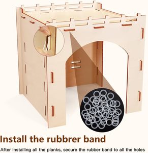 Énorme château de lapin <span class=keywords><strong>cachette</strong></span> <span class=keywords><strong>maison</strong></span> de lapin 5 maisons <span class=keywords><strong>cachette</strong></span> de lapin en bois adaptée à l'intérieur <span class=keywords><strong>maison</strong></span> de jouet de lapin et château de noix de <span class=keywords><strong>cachette</strong></span> - Product Image 4