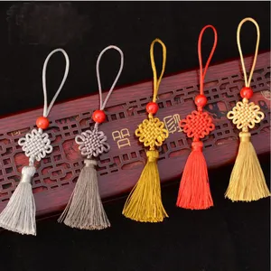 Bobine pompon nœud chinois, extension stylo 1 pièce B1002, différentes couleurs, sur mesure, vente en gros usine