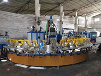 Machine de moulage de semelles et de semelles intérieures en polyuréthane pour chaussures