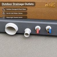 HEYING Maison conteneur pliable moderne de 20 pieds avec revêtement imitation bois, 2 chambres, pour glamping, hébergement, grande terrasse avant, hôtel