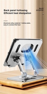 Di alta qualità in alluminio pieghevole 360 rotante supporto per Smartphone Desktop Laptop supporto per iPad <span class=keywords><strong>Huawei</strong></span> tablet - Product Image 6