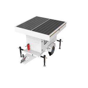 S600-19 di động di động năng lượng mặt trời Máy phát điện cho năng lượng mặt trời tháp ánh sáng năng lượng mặt trời an ninh Trailer Telescopic mast - Product Image 1