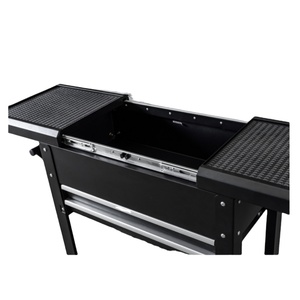 Chariot à outils multifonctionnel pour <span class=keywords><strong>garage</strong></span> |   Conception à 2 tiroirs avec établi en acier amovible |   Fabrication OEM/ODM personnalisable pour la réparation automobile - Product Image 5