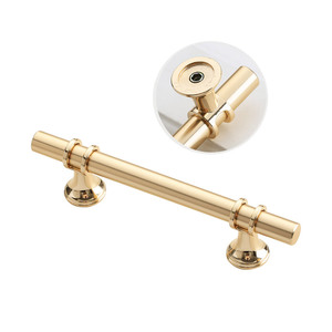 Stainless Steel Modern T-Bar Shape Furniture Pulls &amp; Cabinet Handles for Bedroom Wardrobe Dresser Kitchen Drawers/Cabinets - Product Image 5