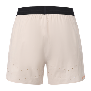 Short de course 2-en-1 beige crème à séchage rapide avec cordon de serrage et taille en maille pour temps chaud, <span class=keywords><strong>jogging</strong></span>, gym, logo personnalisé - Product Image 2