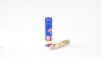 Tube d'emballage cylindrique en papier kraft naturel de qualité supérieure, résistant aux chocs, pour crayons de couleur d'artiste