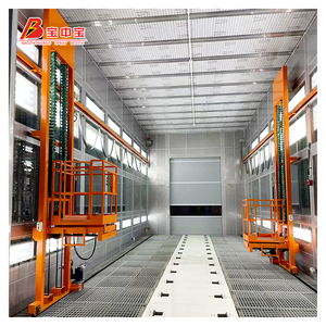 Ligne de production de <span class=keywords><strong>peinture</strong></span> robotisée automatique BZB Rail Trolley pour carrosseries de trains et de véhicules lourds, pulvérisation continue - Product Image 3