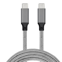 Câble USB C vers C PD100W E-Marker 5A, charge rapide, synchronisation de données haute vitesse, câble de chargeur de type C pour téléphone et tablette