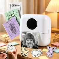 Printer Thermal Mini Portabel X5 BT Nirkabel 800mAh Tanpa Tinta 200DPI Foto Dokumen Hadiah Ulang Tahun Hadiah Liburan Hadiah Natal