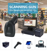 Système de point de vente tactile pliable 15,6 pouces pour la vente au détail et la restauration, personnalisable, caisse enregistreuse POS, fournisseur OEM/ODM