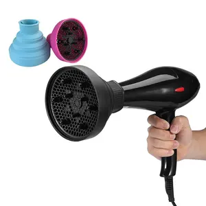 Hair Diffuser Professional Silicone Hair Curly Diffuser Cover Foldable Heat Diffusing Blower Curl Blower Hair