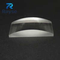 Lentille de collimation optique BK7 pour diode laser, structure en verre cylindrique plano-convexe