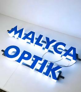 Letreros de Acrílico con Logotipo LED Personalizados para Oficina y Negocios - Exhibición de Marca Retroiluminada Ecológica para Pared - Product Image 1