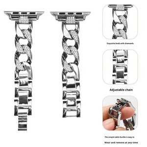 Correa de Reloj de Aleación de Zinc al por Mayor de Fábrica para Apple Watch S10 11 46mm Ultra 49mm SE 44mm, Correa de Repuesto para Reloj Inteligente - Product Image 2