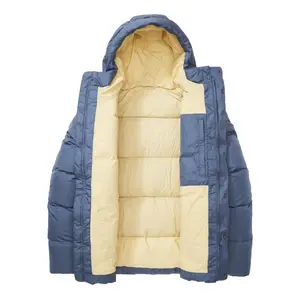 High Quality Winter Men's Thick Hooded Puffer Down Jacket Loose Casual Down Parka