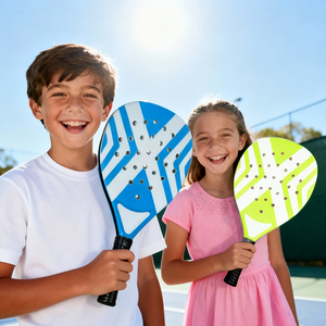 Raqueta de Pádel Ligera Personalizada, Raqueta de Tenis con Empuñadura de Espuma Duradera para Jugadores Universales - Product Image 1
