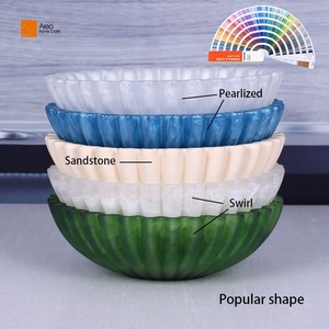 Hiện Đại Polyresin Salad Phục Vụ Bát Đảng Thân Thiện Với Môi Thiết Kế Tối Giản Chất Lượng Cao Thực Phẩm An Toàn Đồ Ăn Nhà Bếp Bộ Đồ Ăn - Product Image 5