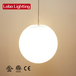 Ul được liệt kê cổ điển tích hợp LED trắng Bong Bóng Treo Mặt dây chuyền đèn Opal Acrylic đèn chùm toàn cầu chụp đèn cho sảnh khách sạn - Product Image 1
