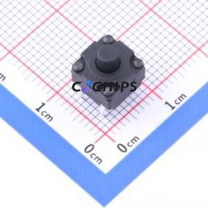 TS888CJFS 250gf 072 Tactile Switch Through hole-4P,8x8mm Switch Single Pole Single Throw Round Button 2.5N Through Hole - Product Image 1