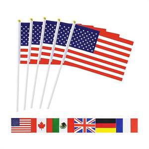 Compras en línea Precio más bajo Poliéster personalizado Qatar Transferencia de calor Manos Bandera - Product Image 6