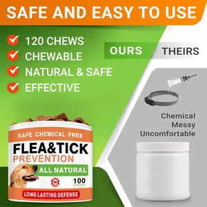 ยาเม็ดเคี้ยวป้องกันเห็บหมัดสำหรับสัตว์เลี้ยง มีสินค้าในสต็อก ปลอดสารพิษ ป้องกันเห็บหมัดและแมลง<span class=keywords><strong>กัด</strong></span>ต่อยได้ทุกวัน - Product Image 4