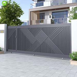 Tùy chỉnh nhôm vườn tự động Cổng An Ninh trượt cửa chính thiết kế cổng - Product Image 3