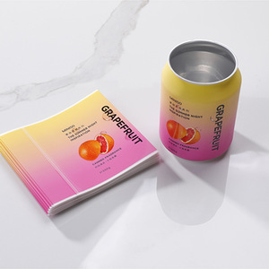 Custom Beer Cans <strong>Bottle</strong> Shrink Sleeve <strong>Label</strong> for Aluminum Can 12 OZ,16 OZ 500 Ml, 330 ml PVC PETG <strong>Beverage</strong> Digital <strong>Printing</strong> - Product Image 1