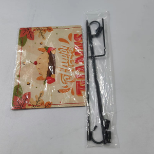 Precio barato personalizado decorativo Vertical de doble cara patio jardín bandera para la venta - Product Image 3