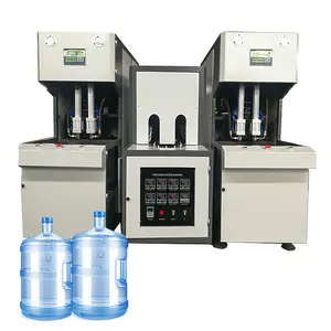 Máquina de soplado de botellas, máquina de moldeo por soplado de plástico PET para hacer botellas de plástico 5l, máquina de moldeo por soplado de un galón