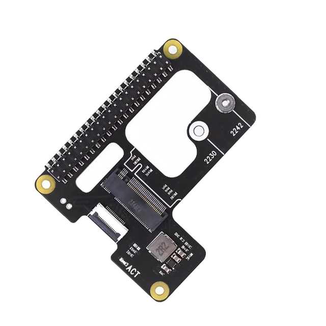 Raspberry Pi 5 Development Board with Dedicated PCIe to M.2 Nvme SSD Solid State Drive X1000 Hard Drive Expansion