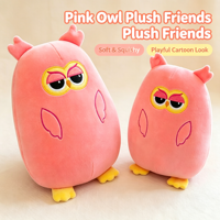 Peluche Mignonne et Mignonne d'Animaux de la Forêt : Koala, Hippopotame, Hibou – Coussin Doux, Cadeau de Mariage, Vente en Gros
