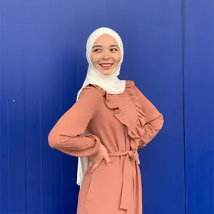 Pakaian Muslim Panjang Wanita, Pakaian Muslim Cocok untuk Wanita, Abaya Dubai Kustom