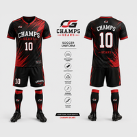 Tenue de football personnalisée : Ensemble maillot et short en polyester à séchage rapide pour jeunes, adultes, clubs, écoles et équipes de ligue