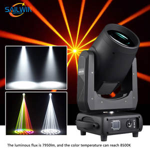 Lumière de scène à tête mobile haut de gamme 380W, faisceau RGBW blanc chaud avec étui de transport 4 en 1 pour discothèque, mariage, DJ, événements disco - Product Image 4