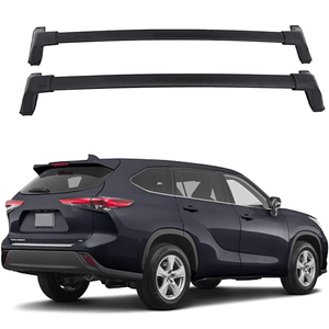 แผ่นเหล็กยึดหลังคาทำจากอลูมิเนียมอัลลอยด์สำหรับ <span class=keywords><strong>Toyota</strong></span> Highlander 2020-2024ไม่มีรางด้านข้างของโรงงาน - Product Image 3