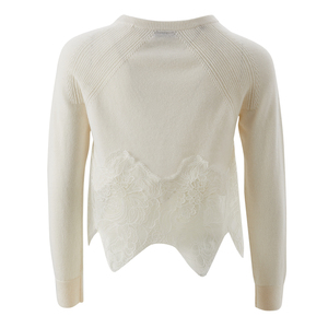 Cardigan Corto in Lana per <span class=keywords><strong>Donna</strong></span>, Personalizzabile, con Lavorazione in <span class=keywords><strong>Pizzo</strong></span>, per la Stagione Primaverile, da Produttore OEM ODM all'Ingrosso - Product Image 3