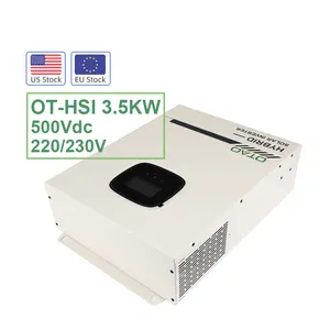 OTAO อินเวอร์เตอร์พลังงานแสงอาทิตย์ไฮบริด,ตัวแปลงสัญญาณเพียวซายน์เวฟ Hibrid 3.5kw 24V 230Vac พร้อม Wifi MPPT Inversores Solares