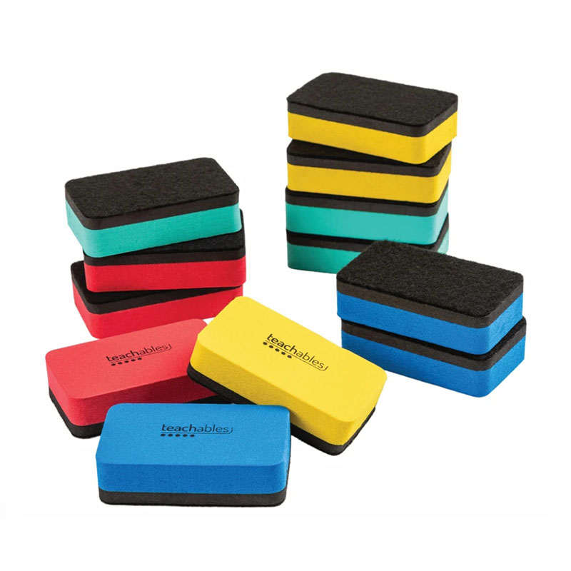 Dry Eraser BAZIC Chalkboard Eraser, Wood Felt Blackboard Whiteboard Erasers Clea