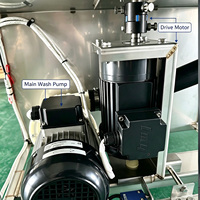 Lave-vaisselle à convoyeur électrique commercial, acier inoxydable 304, usage industriel, restaurants, hôtels, lave-vaisselle automatique