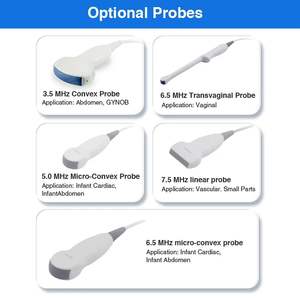 Mesin pemindai <span class=keywords><strong>Ultrasound</strong></span> Keyboard penuh, peningkatan baru diagnostik gema Notebook Digital B - Product Image 2
