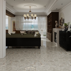 Carreaux de <span class=keywords><strong>sol</strong></span> en marbre gris poli de haute qualité, modernes et luxueux, vente en gros, Chine, 60x60, pour <span class=keywords><strong>salon</strong></span>, 600x600 - Product Image 4