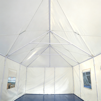 Tente de mariage personnalisée en PVC blanc avec fenêtre, double ou simple couche, en aluminium, résistante aux UV quatre saisons, pour exposition, stockage, extérieur, salon automobile