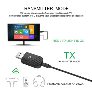 อะแดปเตอร์ไร้สาย USB บลูทูธ 5.0 BT 3 ใน 1 ตัวรับสัญญาณบลูทูธพร้อมสายสัญญาณเสียง 3.5 มม.สำหรับรถยนต์ทีวีพีซีคอมพิวเตอร์สเตอริโอ - Product Image 6