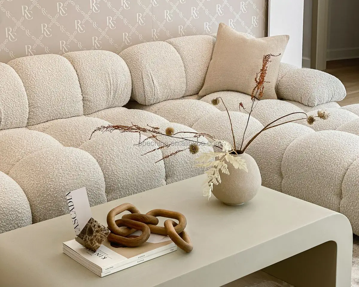 Sofás de lujo de diseño moderno de gama alta muebles de sala de estar sofá cama modular seccional