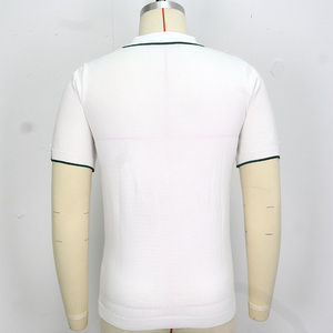 Nueva Llegada: Camiseta Polo Personalizada Verde y Blanca para Hombre, Transpirable, de Viscosa Tejida, para Uso en Restaurantes - Product Image 6