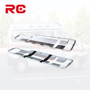 Precios de fábrica Helicóptero Rescate Hospital de <span class=keywords><strong>metal</strong></span> Rescate médico Desmontable Cuchara plegable Ambulancia Camilla - Product Image 5