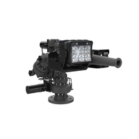 Moniteur d'eau télécommandé à jet droit, Canon à eau télécommandé pour véhicules avec lampe LED
