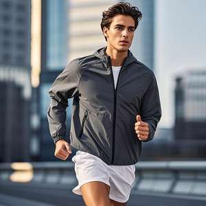 ชุดวอร์ม2ชิ้นผ้าไนลอนบล็อกสีแห้งเร็วระบายอากาศได้ดีลำลองกำหนดเอง - Product Image 2