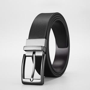 Presentes Promocionais para Empresas, Cinto Rotativo de Couro Genuíno de Dupla Face com Fivela, Cintos de Couro Legítimo - Product Image 1